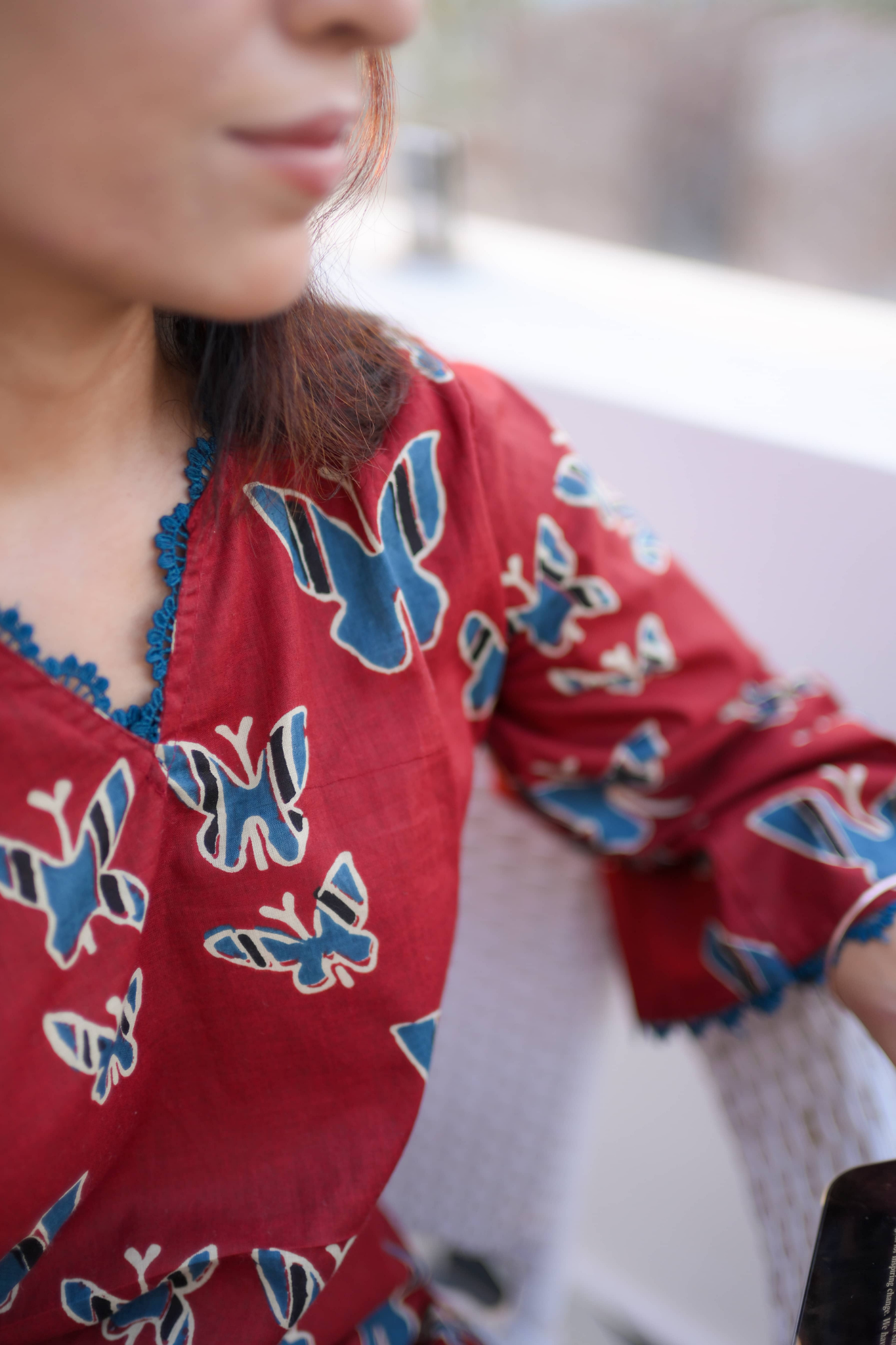 Butterfly Cotton Printed Co-ord Set