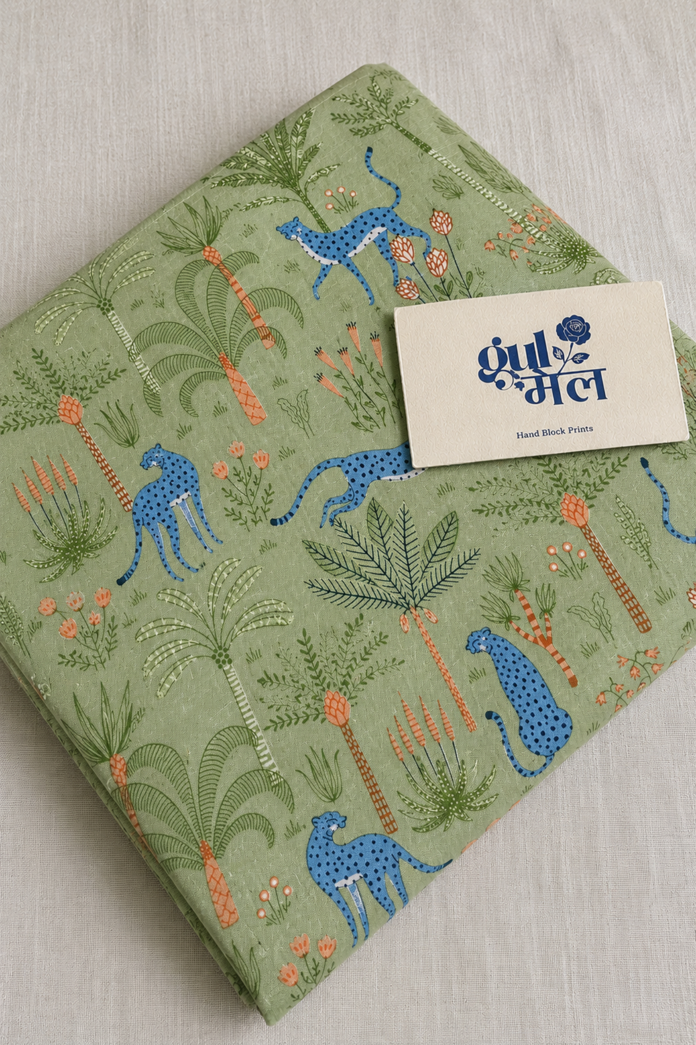 Sage Safari Cotton Printed Co-ord Set