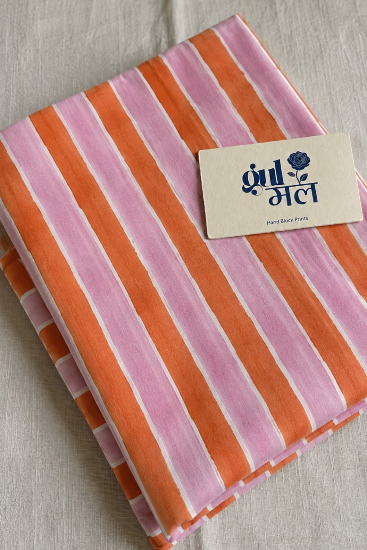 Sorbet Stripes Hand Block Printed Co-ord Set