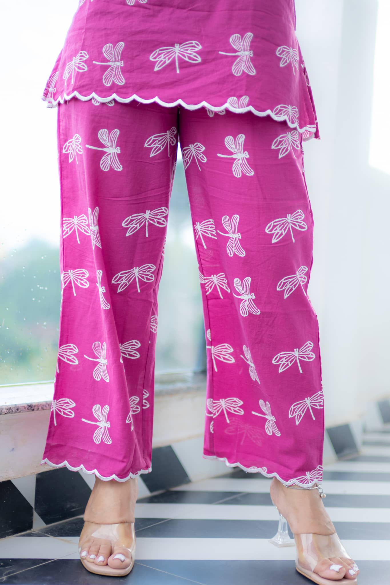 'Jugnu' Hand Block Printed Co-ord Set