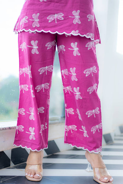 'Jugnu' Hand Block Printed Co-ord Set